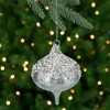 Northlight 5.25" Silver Beads and Sequins Glass Onion Christmas Ornament - image 2 of 3