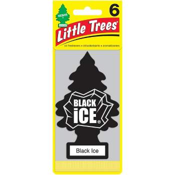 Little Trees Black Ice Air Freshener 6pk