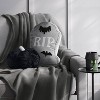 16"x12" Large Tombstone 'RIP' Novelty Shaped Throw Pillow Gray - Hyde and EEK! Boutique™ - 2 of 4