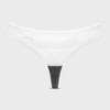 Wherewithal Women's AnyWhere Mesh Thong White - 4 of 4