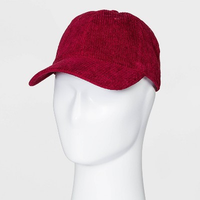 Cord Baseball Hat - Goodfellow & Co™ Red One Size