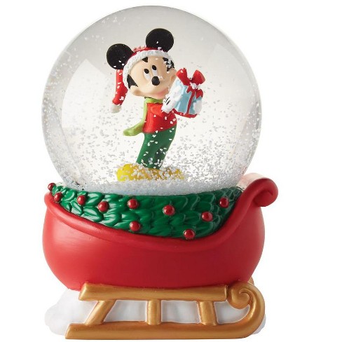 Department 56 Department 56 Mickey On Sleigh Christmas Snow Globe