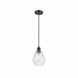 Cindyrella - 1 Light Cord Hung Mini Pendant In Industrial Style-10 Inches Tall and 6 Inches Wide - 1 of 1