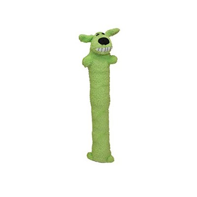 Multipet Loofa Plush Dog Toy in Green
