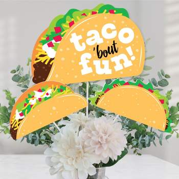 Sparkle and Bash 80-Pack Let's Fiesta Party Supplies, Mexican Theme  Disposable Paper Dessert Plates, Birthday, 7 in