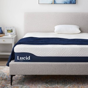 Lucid Comfort Collection Gel & Aloe Vera 12" Hybrid Memory Foam Mattress - 1 of 4