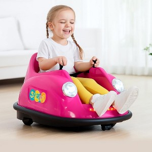 Coucheta Kids Bumper Car, 12V Electric Ride-On with Parent Remote Control, 360¡ã Spin, LED Lights & Music - 1 of 4