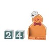 Transpac Wood 7.87 in. Multicolored Christmas Gingerbread Countdown, Set of 3 - 4 of 4