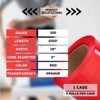PSBM 4 Rolls Dark Red Hand Pallet Stretch Wrap, 18 in. x 1000 Ft. x 100 Gauge - 4 of 4