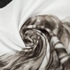 Zen Stones Shower Curtain, 72Wx 72H, Waterproof Fabric with Hooks, Oriental Spa Bath Set - 3 of 4