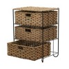 Household Essentials 3 Drawer Chest Rattan - image 4 of 4