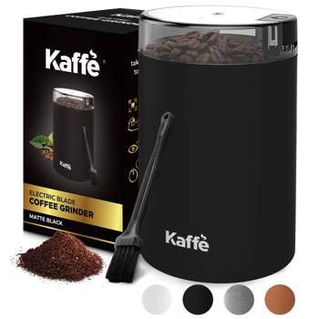 Electric Coffee Blade Grinder - 3.5oz - Matte Black (Cleaning Brush Included)