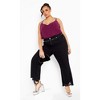 Women's Plus Size Strappy Nail Top - mulberry | CITY CHIC - 3 of 4