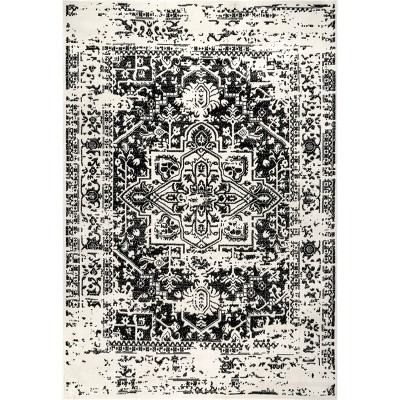 Nuloom Jordana Vintage Distressed Medallion Indoor Area Rug