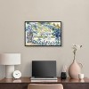 Art Remedy Golden Henri Edmond Cross - Garden at Saint Clair Impresionism Landscape Wall Art, 24" x 16", Black Frame - 2 of 4
