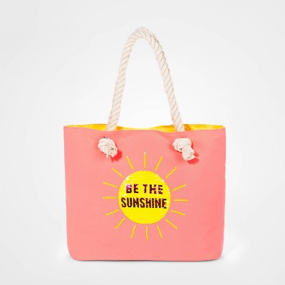 coral handbag