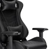 PAGED High Back Office Chair Ergonomic Gaming Chair with Adjustable Padded Arms, Lumbar Cushion and Neck Pillows, Desk Chair for Bedroom - 4 of 4