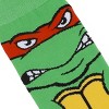 Teenage Mutant Ninja Turtles Raphael Animigos Men's Crew Socks - 4 of 4