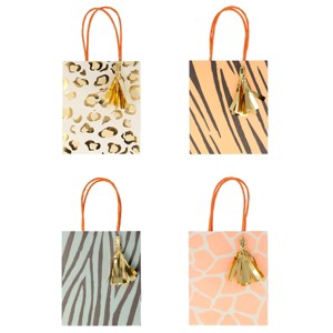 Meri Meri Safari Animal Print Party Bags (Pack of 8) - 1 of 4