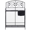 Outsunny Folding Potting Bench Table, Metal Garden Workstation, Work Bench with Build-In Bag with Cover, Hanging Hooks & Storage Shelf - 4 of 4