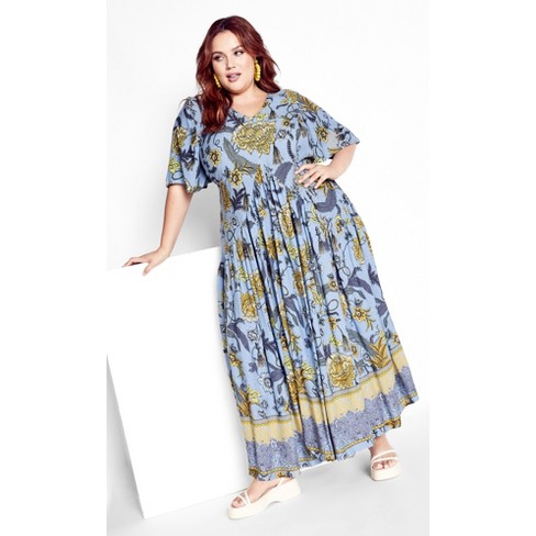 Loralette | Women's Plus Size Journey Maxi Dress - Blue Dulcie - 26w/28w :  Target