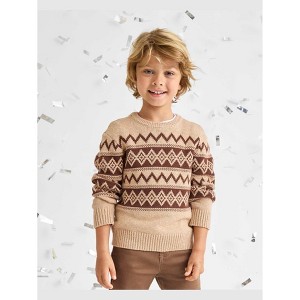 The Children's Place Toddler Boys Long Sleeve Fairisle Sweater - 1 of 4