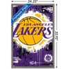 Trends International NBA Los Angeles Lakers - Maximalist Logo 23 Framed Wall Poster Prints - 3 of 4