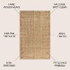 Espina Hand Woven Herringbone Chunky Jute Indoor Area Rug - JONATHAN Y - image 4 of 4