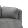 40" Sagen Active Sitting Chair Charcoal Chenille - Acme Furniture: Plush Glider Recliner, No Assembly Required - 3 of 4