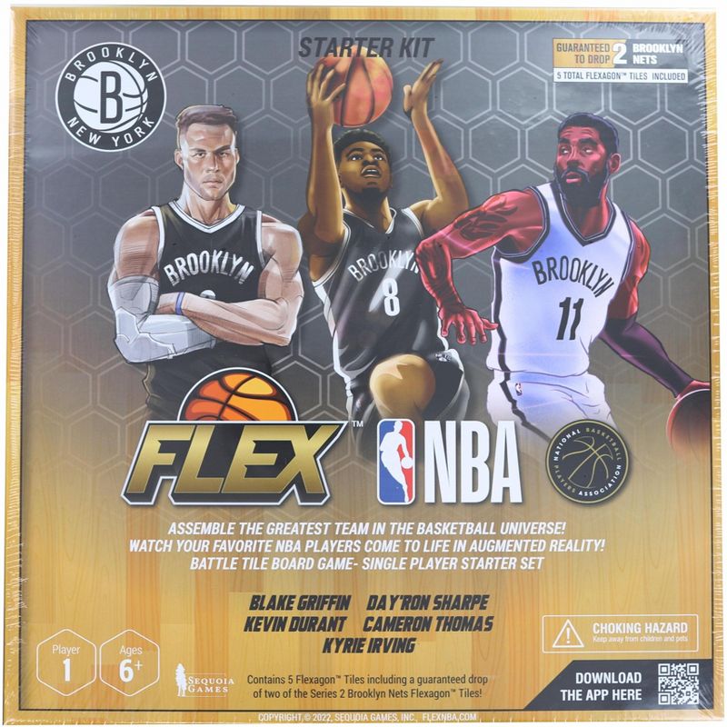 Sequoia Games NBA FLEX Series 2 Brooklyn Nets 1 Player Starter Set, 3 of 4