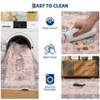 Area Rugs Washable Non-Slip Floral Vintage Print Pattern Carpet for Living Room - 3 of 4