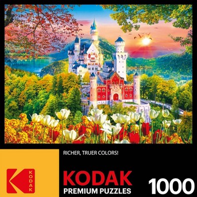 Kodak Famous Neuschwanstein, Germany Medieval Castle Jigsaw Puzzle - 1000pc