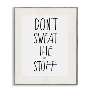 Stupell Industries Don't Sweat Small Stuff Framed Giclee Art - 1 of 4