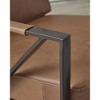 Signature Design by Ashley Garronmont Accent Chair, Caramel Top Grain Leather, Bronze Metal Frame, Modern Living Room Accent Chair - 3 of 4