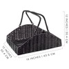 Esterno Garden Hod Basket; Charming Wicker-Style Harvesting Decorative Trug  / Flower Basket - 3 of 4