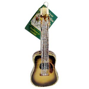 Old World Christmas 4.75 In Guitar Ornament Instrument Country Tree Ornaments - 1 of 3