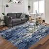 Modern Splashed Ink Printed Machine Washable Area Rug Ultra Thin Stain Resistant Non Shedding Non Slip Pet Friendly Floor Rug for Home Decor - 3 of 4