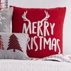 Rudolph Holiday Decorative Pillow Red - Levtex Home - 3 of 4