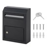 The Door Key & Mail Drop Box, Steel Made Through-The-Door Mailbox with Combination Lock,  Package Delivery Box & Newspaper Box - 3 of 4