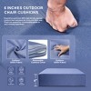 Gymojoy 24x24x6" Outdoor Cushion Patio Chair Furniture Cushion 28D High Density Sponge Cushion with Removable Cover Cushion Replacement - 4 of 4