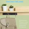 Unique Bargains 304 Stainless Steel Waterproof Rustproof Multi-hook Coat Hooks 2 Pcs - 3 of 4