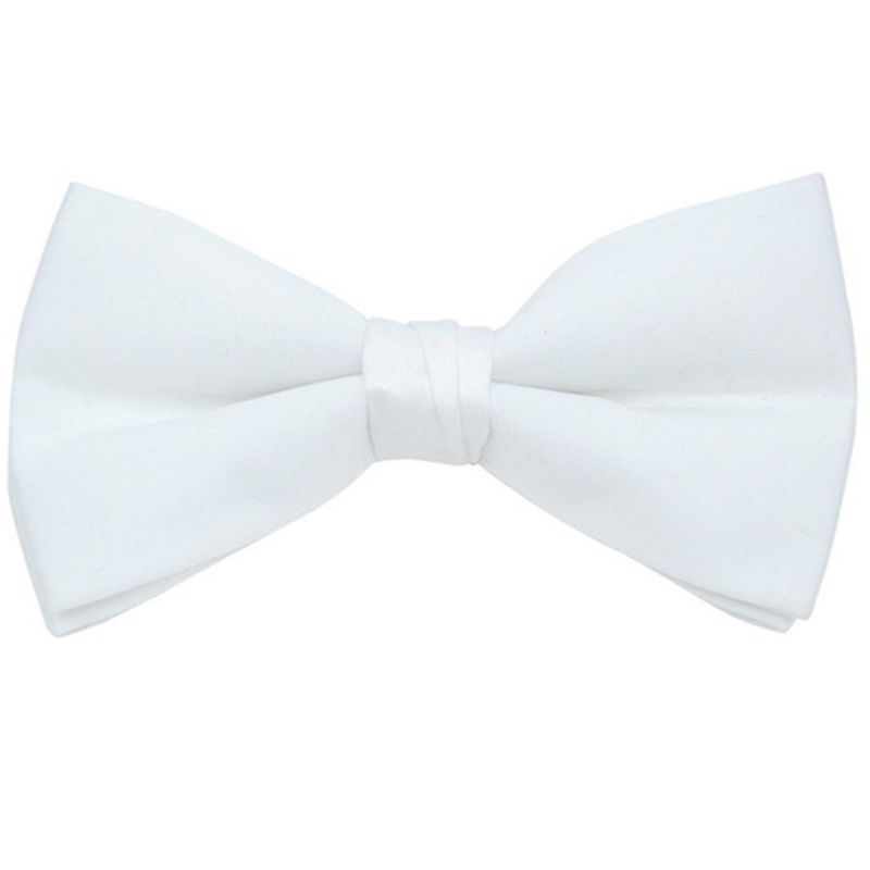 Men's Pre-tied Adjustable Length Bow Tie - Formal Tuxedo Solid Color, 1 of 3