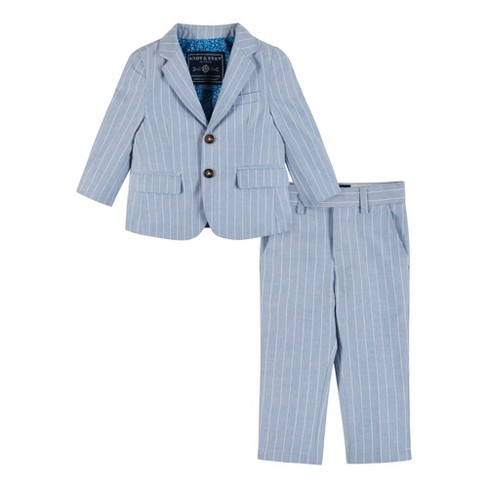 Andy & Evan Infant Chambray Stripe Suit Set : Target