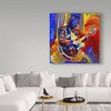 Trademark Fine Art -Howie Green 'Bb King Portrait' Canvas Art - 3 of 3