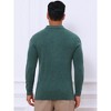 INSPIRE CHIC Men's Long Sleeve Solid Color Pullover Business Knitted Polo Shirt - 3 of 4