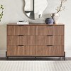 Walker Edison 6-Drawer Dresser with Reeded Fronts - 3 of 4