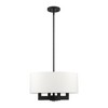Livex Lighting Cresthaven 4 - Light Chandelier in  Black - 3 of 4