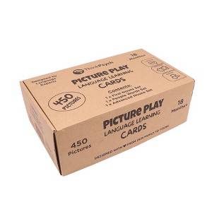 ThinkPsych Picture Play Bundle - 450 Thick Picture Cards for Autism Speech Therapy Materials - 1 of 4