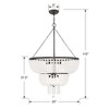 Crystorama Lighting Rylee 8 - Light Chandelier in  Matte Black - 4 of 4
