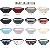 Generic Crossbody Fanny Pack with 4-Zipper Pockets Workout Traveling Running Casual Hands - 2 of 4